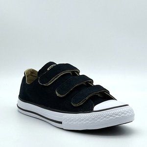 Converse CTAS 3V Ox Low Top Black Khaki Big Kid Shoes